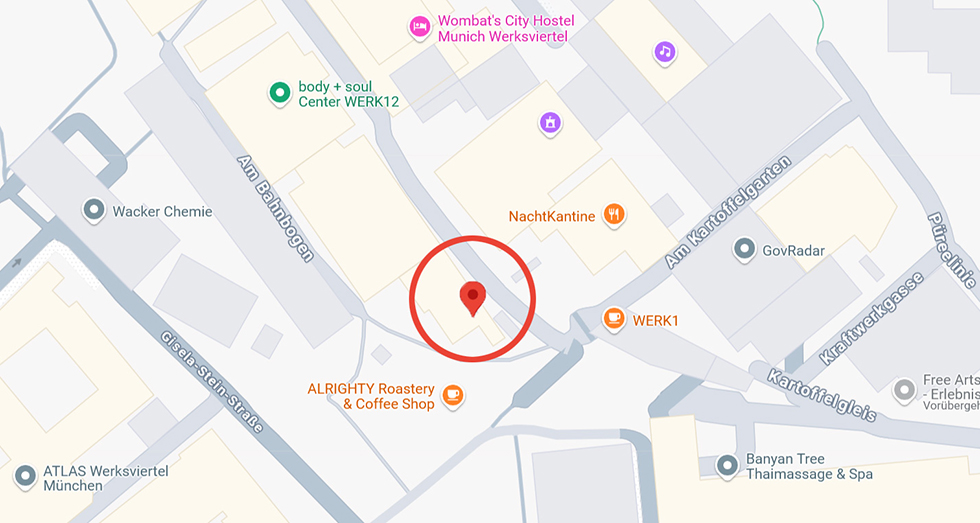 Plan vom Werksgelände